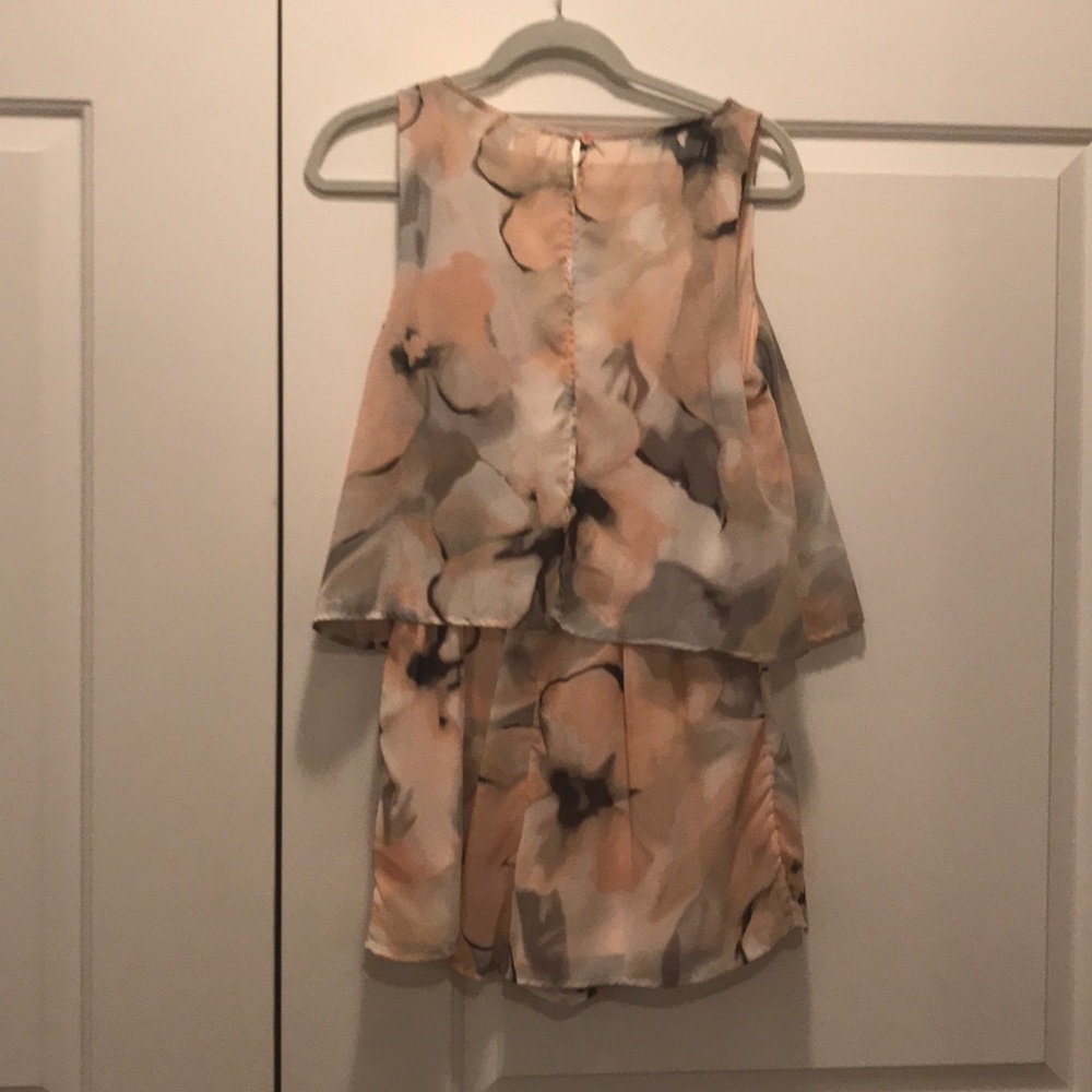 Split Back Draped Romper - image 4
